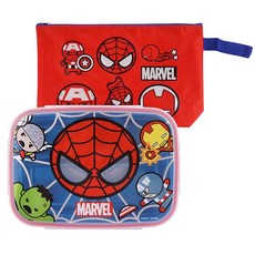 MARVEL兒童餐具組, 紅, 1套