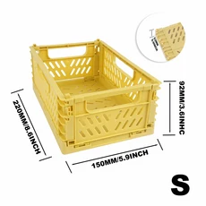 플라스틱 수납 바구니 간식 상자 장난감 주방 책상 정리함 다용도, 1개