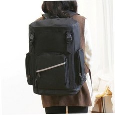 두개 버클 포인트 여행용 학생 포켓 수납 공용 백팩 79000EA 1EA, 네이비