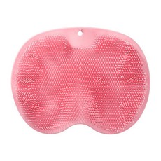 【妃雪森】可愛卡通造型 45x45cm 腳底按摩刷, 1個, 粉色【多功能矽膠按摩墊】