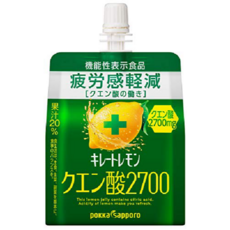 포카삿포로 킬레이트 레몬 구연산 2700 젤리 165g X 6개, 165ml