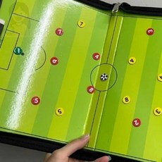 SolSun 축구 전술 작전판 휴대용 축구전술판자석