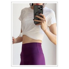 修身 瑜伽服 運動恤 夏季薄款短袖女 透氣 裸感 跑步上衣