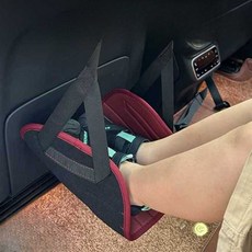 차량용발받침대 책상 발판 다리 발쿠션 휴대용 여행용, A, 1개