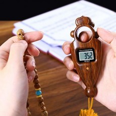 전자 스마트염주 손 카운트 염주 백팔배 108배 디지털, 01카운터108배-우드, 1개
