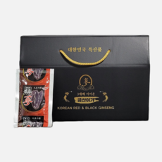 저엉말 진해효 금산이가 흑삼액 흑삼진액 국내산 6년근 흑삼 100%, 90ml, 30개