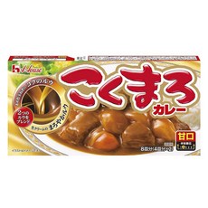 일본 하우스식품 코쿠마로 카레 단맛 고쿠마로 고형카레 (140g) 1개