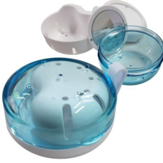 콘텍트 렌즈 보관 통 투명 위생 플라스틱 휴대용 렌즈 통 소형 마우스피스 여행용 세척통 케이스 세척 의치