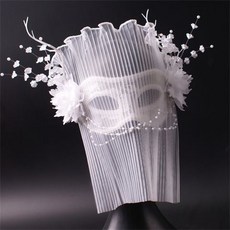 有貨萬圣節金色面紗全臉美女唱將蒙面歌王唱歌假面罩舞會面具成人神秘 DIY手工好物鋪, 全臉面紗, 1個