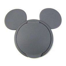 nishiki 濕紙巾蓋 掀蓋式 重複黏貼, 1個, 米奇(灰)