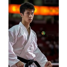 가라테 도복 흰색 수련복 공연용 태권도 유도 훈련복