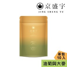 京盛宇 舒緩油菊大麥茶 3g x10入袋茶茶包 (無咖啡因茶) - 享受自然清甜，睡前也能安心飲用, 1個
