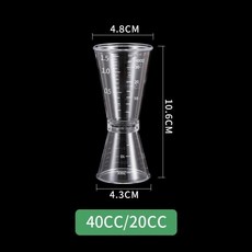 超大號加厚耐熱量杯 5000ml 1000ml 奶茶店專用 PC亞剋力計量杯 帶刻度, 1個, 20-40雙頭量杯/1個