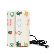 通用型插電：恆溫加熱、外出便攜、車載暖奶器 寶寶適用, 1個, 奶瓶保溫套（插電使用）顏色隨機