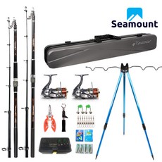 시마운트 커스텀X 원투 낚시대세트 /바다 낚시대 2종, 커스텀X 원투대 2종세트/270+300