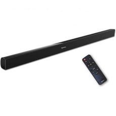 실보스 야외 사운드바 IP65 방수 60와트 HDMI 광학 AUX USB 및 블루투스 연결 가능 38인치 벽걸이