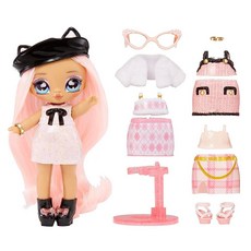 Na 서프라이즈 Mini Ultimate Kitty Katwood 10.2cm 미니 패션 인형 키티에서 영감을 받은 10가지 미스터리 풍선 터지는 색종이 조각 포즈를 취할 수, Na 서프라이즈 Mini Ultimate Kitty K