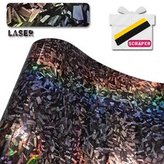 실버 단조 카본 파이버 리어뷰 미러 필름 자동차 인테리어 스티커 바디 방수 스크래치 방지, 7. LASER