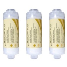 MicroMatrix 過濾器沉澱物濾芯, 3個, 免治馬桶濾心 電腦馬桶座專用濾心沐浴過濾器 蓮蓬頭過濾器 洗衣機過濾器 除氯過濾器