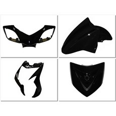 EG部品 附發票 車殼玩家 勁戰三代 3代 烤漆車殼 各色 1MS 機車車殼, 黑, 1個