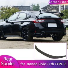혼다 시빅 11세대 타입 R 22-23 레이싱 리어 스포일러 FRP 카본 파이버 호환