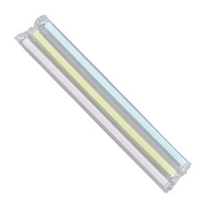 씨앤몰 일회용빨대 KH 7mm x 21cm 개별포장 일자 혼합색상, 1개, 500개입