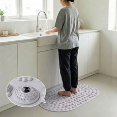 Nicoliley 발 지압판 매트 75*45cm폴딩지압판, 그레이/55, 1개