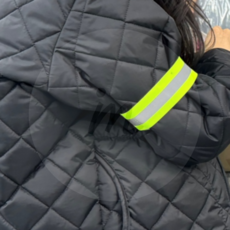 꿀이맘 공사장 형광띠 한줄 그린 안전용품