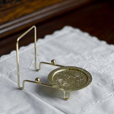 찻잔 커피잔 그릇 거치대 이젤 스탠드 받침, 1-2. 커피잔 스탠드형 직선타입 실버(SILVER)