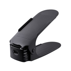 高度三段可調整收納鞋架 雙層鞋架 鞋子收納架 可調式鞋架 簡易鞋架 折疊鞋架 鞋櫃, 可調節V型鞋架【黑色】, 1個, 1個