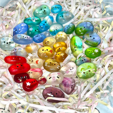 귀여운 바다 유리 애완 반려 돌멩이 애완돌, 랜덤(5개_보관함 없음)