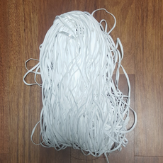 마스크끈 3mm 4mm 5mm 1타래 100마, 화이트, 1개