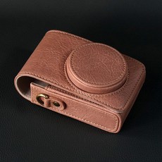 디카파우치 파우치 카메라가방 가로형 스타일 가죽, 1개, 불가사리 패턴 핑크 스트랩 포함