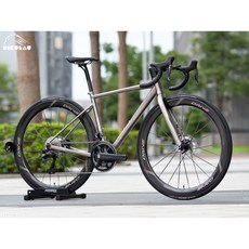 RIKUILAU Master 64Ti 鈦合金公路車 碟煞 全藏線, 1個, 325Ti車身 搭鈦合金前叉,陽噴砂表面