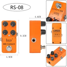 IRIN RS-08 BBD 플랜저 기타 이펙트 페달 메탈릭 플랜징 음색 효과 트루 바이패스 일렉트릭 액세서리 및 부, 01 RS-08