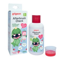 Pigeon 兒童漱口水 草莓口味 3歲以上適用 無酒精 無Paraben 100ml, 1瓶