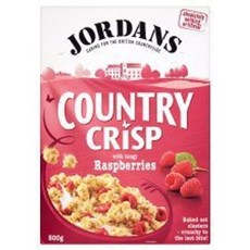 조던스 컨트리 크리스프 톡 쏘는 라즈베리 500G Jordans Country Crisp With Tangy Raspberries 500G, 1개, 1.41kg