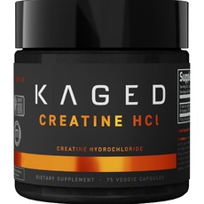 KAGED MUSCLE 肌酸HCL素食膠囊, 1個, 75顆