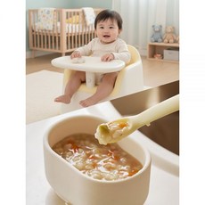 도노도노 맘마존 범보의자+초기 이유식세트(흡착볼+실리콘스푼), 코튼 핑크, 키티코튼핑크, 뉴옐로우/그린