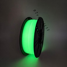 夜光PLA 3D列印耗材 1.75mm 發光綠色, 夜光綠