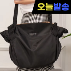 펼쳐지는 장바구니 가방, 1개, Black