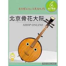 柚子樂器 北京骨花大阮 傳統圓背中低音阮 國樂合奏常用款, 1個