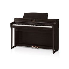 KAWAI 河合鋼琴 CA-401 數位鋼琴 - 具真實觸鍵感、多種音色選擇, 玫瑰木色(深棕)-冠軍色, 1個