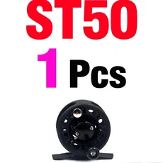 MNFT 1Pcs 미니 낚시 릴 겨울 얼음 낚시 휠 금속 Baitcasting 릴 3:1 속도 비율 왼쪽 오른손 바다 낚시 휠, 파란색