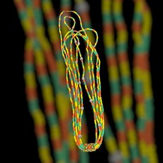 原住民舞蹈節慶佩飾項鍊，5條一組, 2, 1個