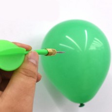 파티스 풍선터트리기 풍선다트 다트게임 다트핀, 1세트, 다트용풍선17cm