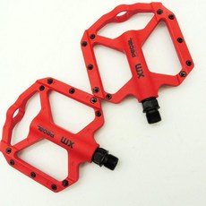 XM pedal 山地公路自行車 高強度尼龍軸承 腳踏, 1個, 紅色, 紅色