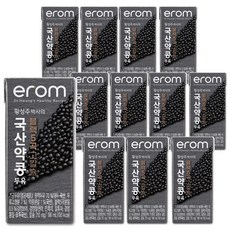 [코스트코]이롬 약콩 두유 블랙5곡 고칼슘 190ml, 12개