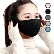 기모 방한마스크 귀마개일체형 겨울 안면보온 스포츠, 상세페이지 참조, 1개