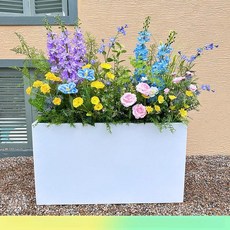 플랜트 화분 박스 사무실 조화 화단 나무 인조 베란다, 모네 C